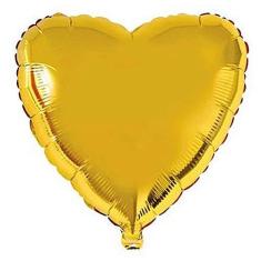 Imagem de Balão Metalizado Coração -  - 10 Polegadas