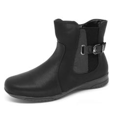 Imagem de Bota Mooncity Cano Curto Rasteira   feminino