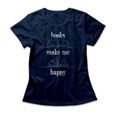Imagem de Camiseta Feminina Books Make Me Happy