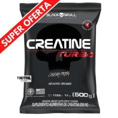 Imagem de Creatina Turbo Black Skull 500G  - Creatine Monohidratada Turbo Caveir