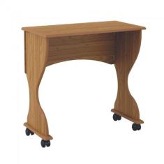 Imagem de Mesa Dobrável para Computador Rodizios 75x73cm 100% MDF Freijó Dalla Costa