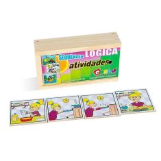 Imagem de Brinquedo Educativo Sequençia Logica Atividades -