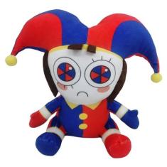 Imagem de Pomni & Ja-x Plush, boneco periférico de animação de sucesso, boneca periférica de papel da série incrível, pelúcia engraçada de palhaço, coringa, coelhinho, kawaii, decoração de casa, brinquedos de pelúcia colecionáveis