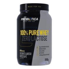 Imagem de Whey Zero Lactose 100% Pure Sabor Baunilha 900G - Probiótica