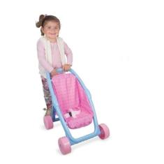 Imagem de Carrinho De Boneca Bebe Passeio Do Bebê Menina Reborn - Nig