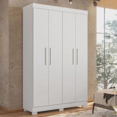 Imagem de Guarda Roupa Solteiro 4 Portas 3 Gavetas Flórida 100% mdf