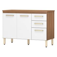 Imagem de Balcão De Cozinha Miss 3 Portas E 2 Gavetas Demóbile