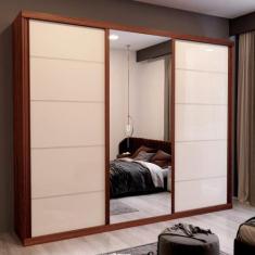 Imagem de Guarda Roupa Casal Aspen Euro 3 Portas 4 Gavetas Bom Pastor