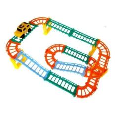 Imagem de Brinquedo Infantil Pista Carrinho Color Com 26 Peças Mini Cidade Art B