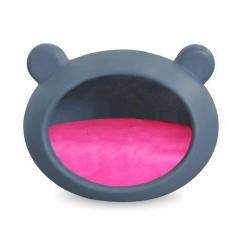 Imagem de Casa Cachorro E Gato Ul Almofada Dupla Face Rosa/Bege P - Foster Plast