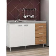 Imagem de Balcão para Pia 120cm com Tampo Evidencia Moveis Demolição