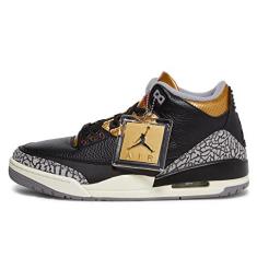 Imagem de (Women's) Air Jordan 3 Retro 'Black Cement Gold' (2022) CK9246-067