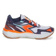Imagem de Tênis Baw X Diadora Evoluzione I Unissex Roxo 38 BRANCO/ROXO/AZUL/LARANJA Diadora-Unissex