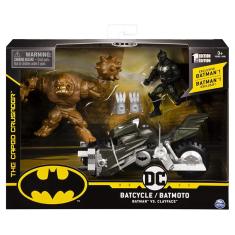 Imagem de Boneco Batman Action Figure Batciclo Vs Clayface