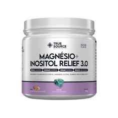 Imagem de VITAMINAS E MINERAIS MAGNESIO + INOSITOL RELIEF 3.0 CAMOMILA E LAVANDA 350G - TRUE SOURCE