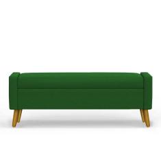 Imagem de Recamier Bau Londres 1,60m Suede Verde - Clique Decor