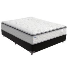 Imagem de Cama Box Casal E Colchão Molas Ensacadas Amsterdã Probel Cor:preto