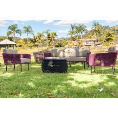 Imagem de Conjunto De Sofá Completo Em Corda Náutica P/sala E Varanda - Sarah Mó