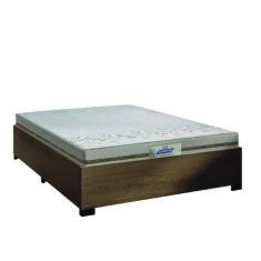 Imagem de Cama Box Casal Desmontável Com Colchão Molas Flora 138x188x51cm Bege /