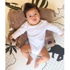 Imagem de Almofada Elefante de Pelúcia 45cm Bebê Dormir Anti-alérgico - Toybrink