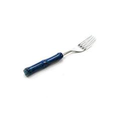 Imagem de Garfo de Mesa Sonia Pierry Bambu Azul 21 cm - Cada
