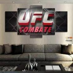 Imagem de Quadro Decorativo UFC Combate 130x63 em tecido