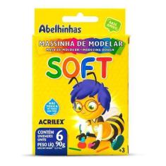 Imagem de Massa De Modelar 90G Soft C/ 6 Cores - Acrilex