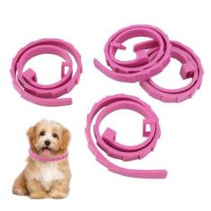 Imagem de Coleira de Silicone para Cachorro, 4 Peças, Coleira para Animais de Estimação, Fivela Telescópica Ajustável de Liberação Rápida, Coleira para Cachorro Ao Ar Livre, Coleira de