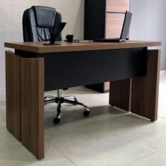 Imagem de Mesa para Escritório Operacional Nogal/Preto - Artany Móveis