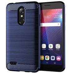 Imagem de Capa para LG Phoenix Plus, sensação macia, proteção total, anti-arranhões e impressões digitais + capa de celular resistente a arranhões para LG Phoenix Plus