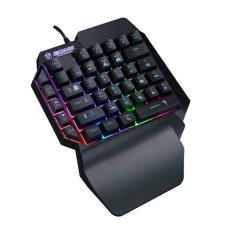 Imagem de Teclado mecânico pequeno de uma mão Teclado canhoto Se