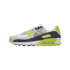 Imagem de Nike Tênis masculino Air Max 90 (DM0029-107, branco/ciber/cinza escuro fumê cáqui), Branco/ciber/cinza escuro fumê cáqui, 38