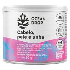 Imagem de Suplemento Alimentar Cabelo, pele e unha Ocean Drop em Gomas 30 gomas de 3g