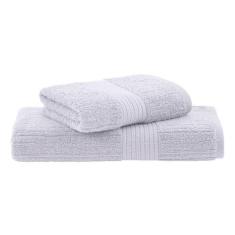 Imagem de Kit Jogo de Toalhas Buddemeyer 2 Peças Banhão e Rosto Fio Penteado Can