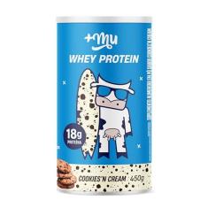 Imagem de +Mu Pote Whey Concentrado Sabor Cookies 18g Proteína - 450g