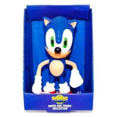 Boneco Sonic Azul Personagem Jogo Videogame Super Size