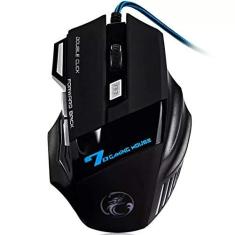 Imagem de Mouse Gamer Laser X7 2400Dpi Usb Led 7 Botões Profissional