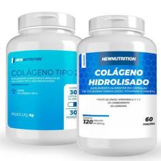 Imagem de Combo Colágeno Hidrolisado Tipo 1 - 120 Cápsulas + Colágeno Tipo 2 40M