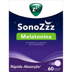 Imagem de SonoZzz Melatonina 60 comprimidos Vick 60 Comprimidos Sublinguais