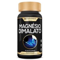 Imagem de Magnesio Dimalato Premium 550Mg 60 Caps Hf Suplements
