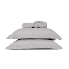Imagem de Jogo De Cama Lencol Slim King 3 Peças 200 Fios Cinza - Home Fernandes