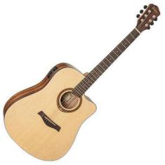Imagem de Violão Elétrico Hofma Hmf-290 Stnt Natural Aço