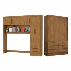 Imagem de Guarda Roupa Casal Modulado Sevilha 5 e 2 Portas 8 Gavetas Carioca Móveis