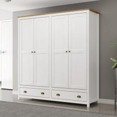 Imagem de Guarda-roupa 4 Portas 2 Gavetas Topazio - Finestra