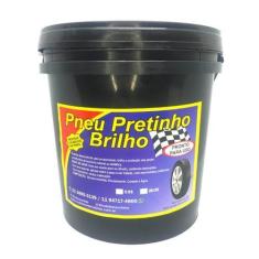 Imagem de Pretinho Pneu Brilho Intenso Longa Duração Puro Pote 3.2 Kg - MULTCLEA