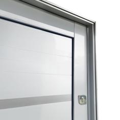 Imagem de Porta Pivotante Lambril Premium com Puxador Lado Esquerdo Elite 216x120 Branco