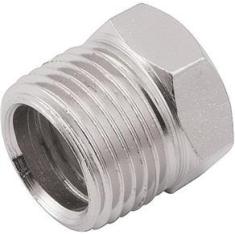 Imagem de Adaptador 3/8x1/4" macho/npt aço zincado com 1 peça - Vonder