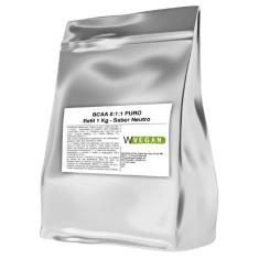 Imagem de BCAA Po Puro 8:1:1 1Kg 1 Kg Kilo Quilo Refil
