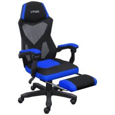 Imagem de Cadeira Gamer Rocket Preta Com Azul Cgr10Paz