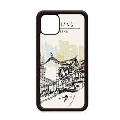 Imagem de Capa Temple Natural Scene Li Jiang China para iPhone 11 Pro Max para Apple Mobile Case Shell